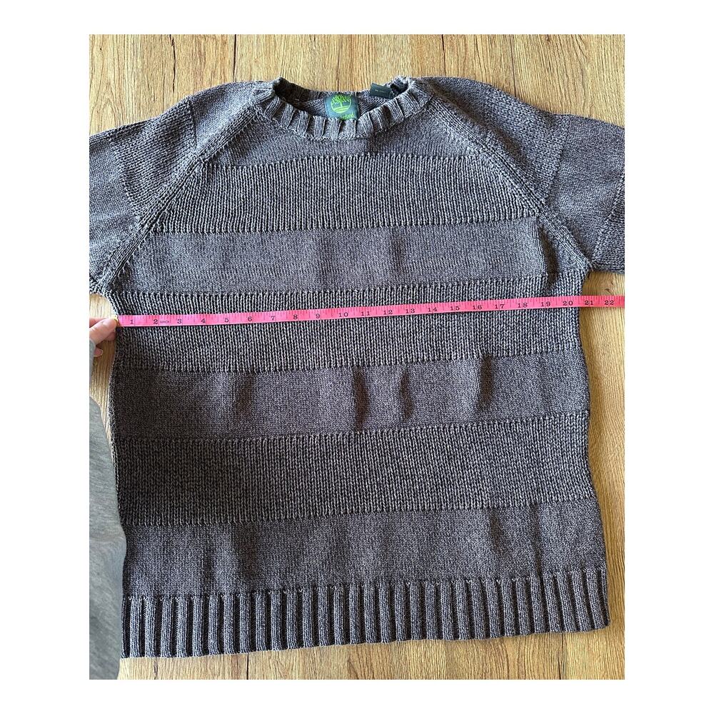 Timberland Vtg Men's Brown Chunky Knit Sweater Size Medium - Picture 3 of 5